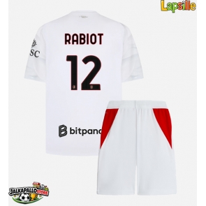AC Milan Adrien Rabiot #12 Vieraspaita Lapsille 2026-27 Lyhythihainen (+ shortsit)